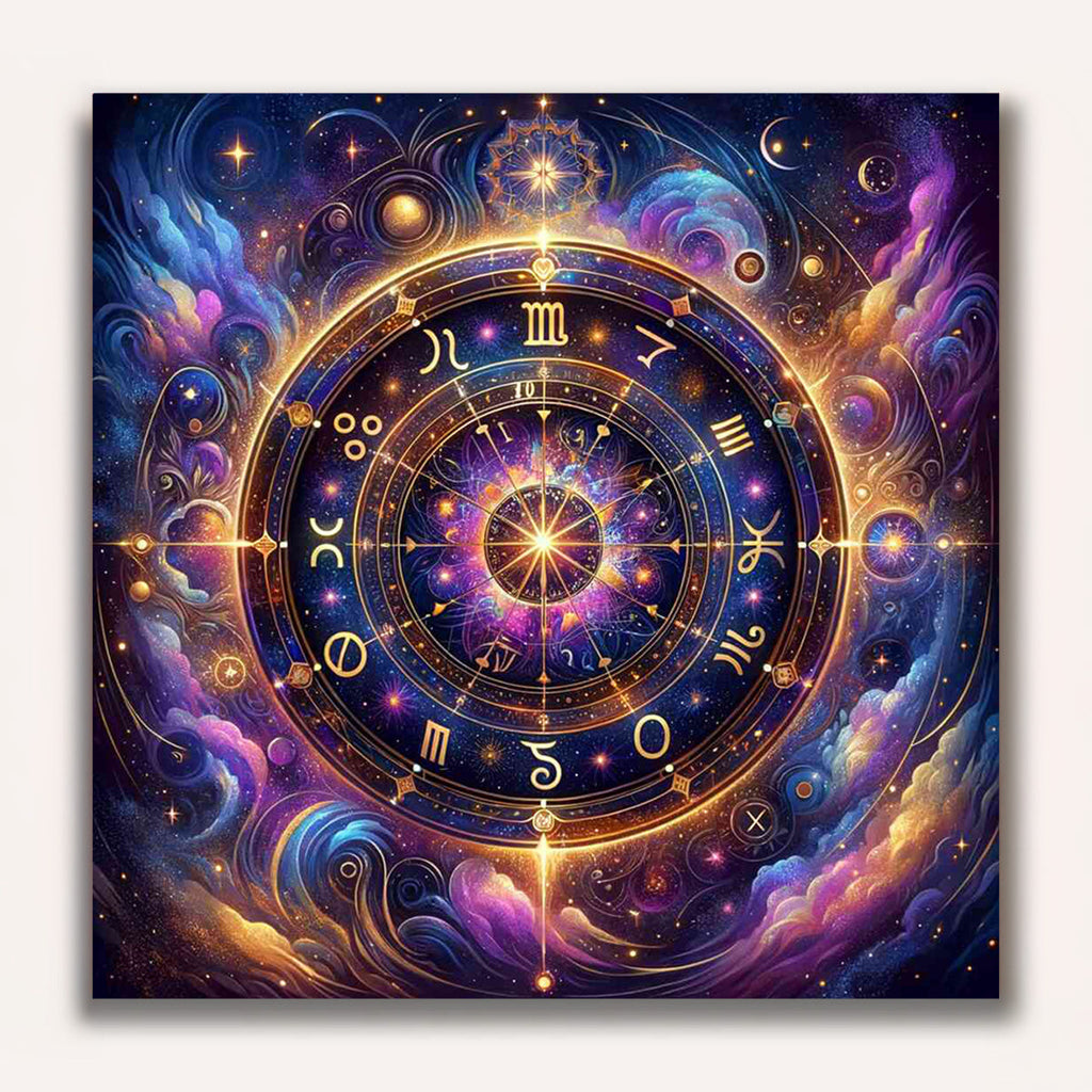 Paint by Numbers - Star Sign Clock