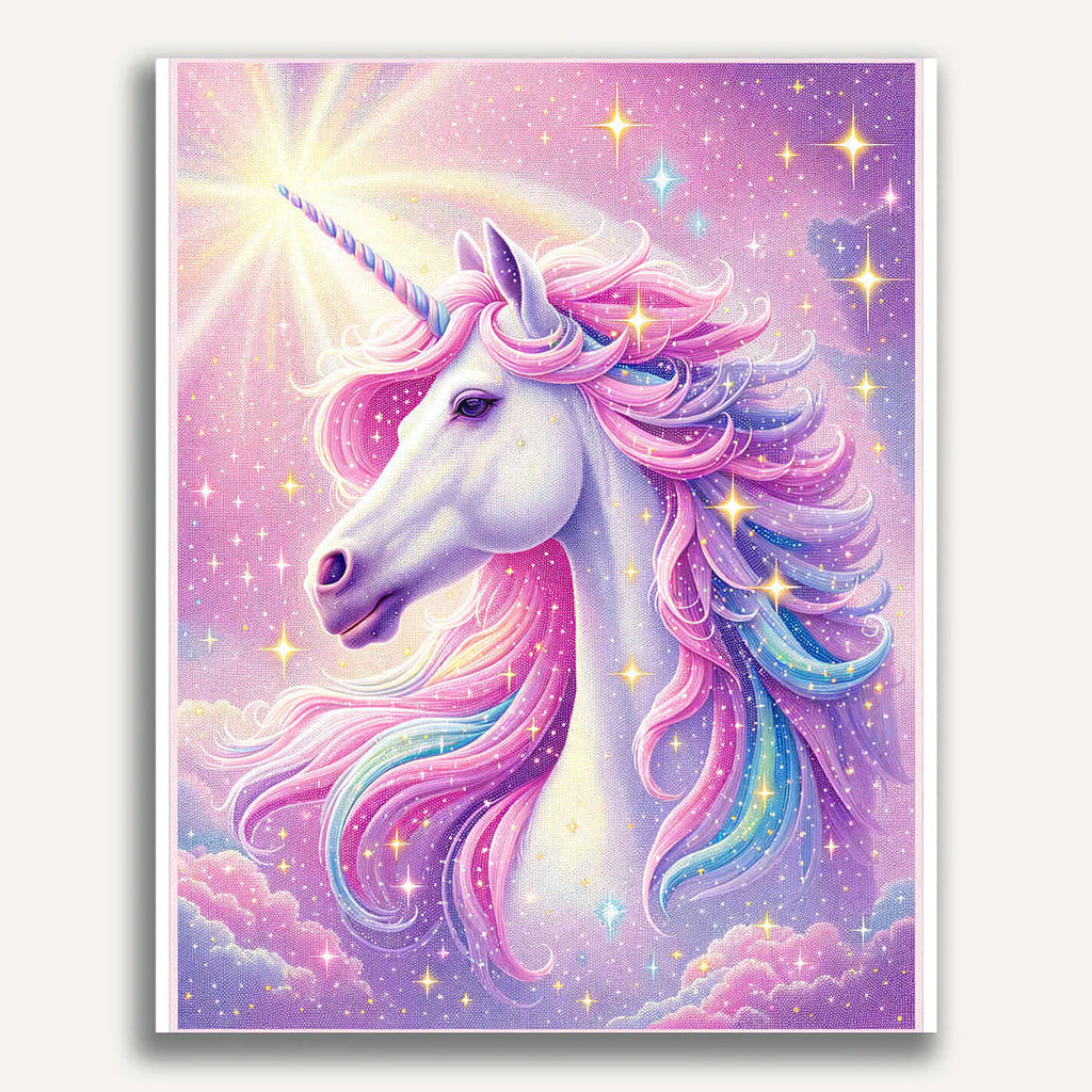 Paint by Numbers - Stars unicorn