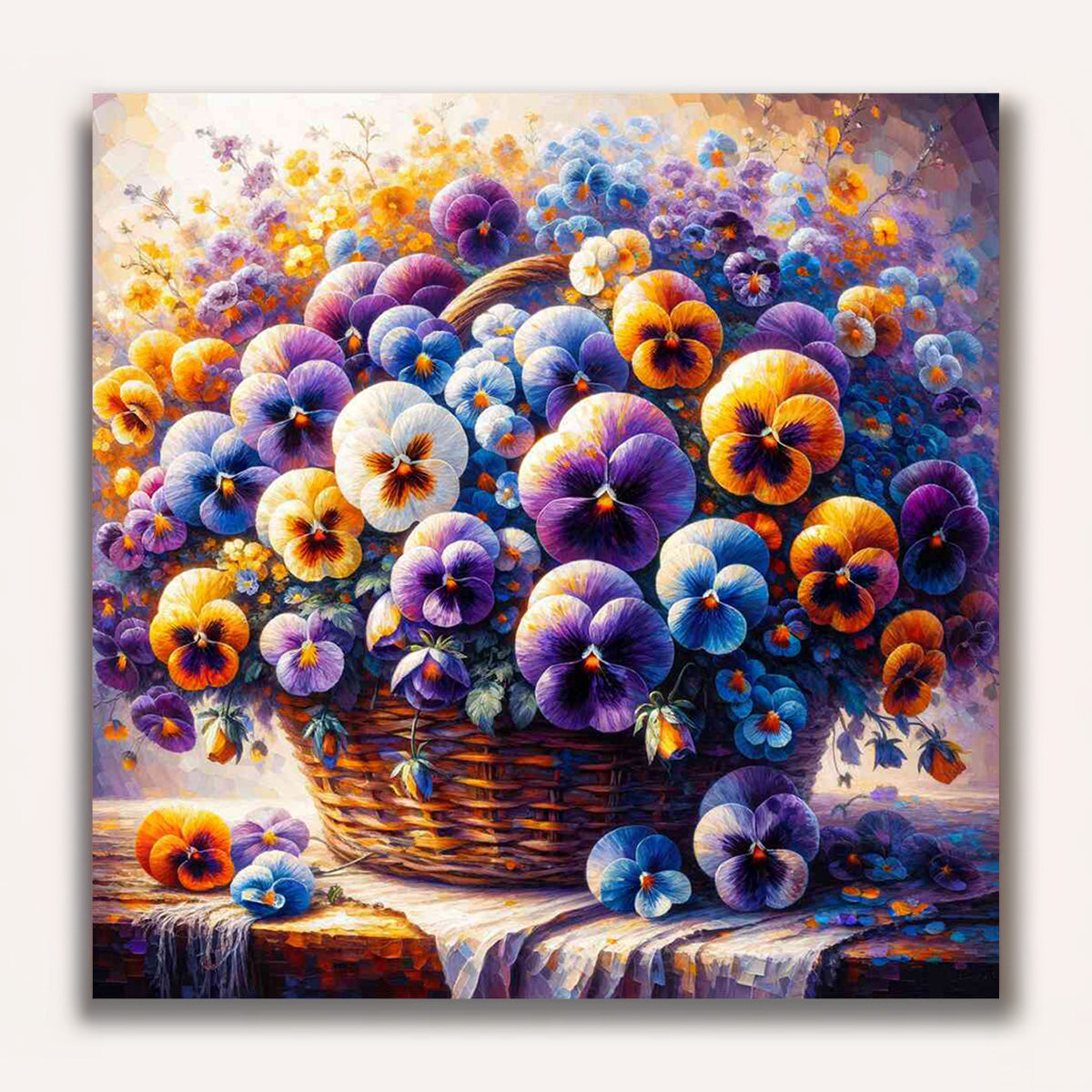 Paint by Numbers - Stepmother Flower Basket