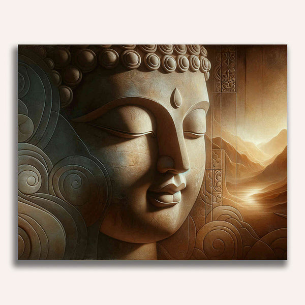 Paint by Numbers - Stone Buddha