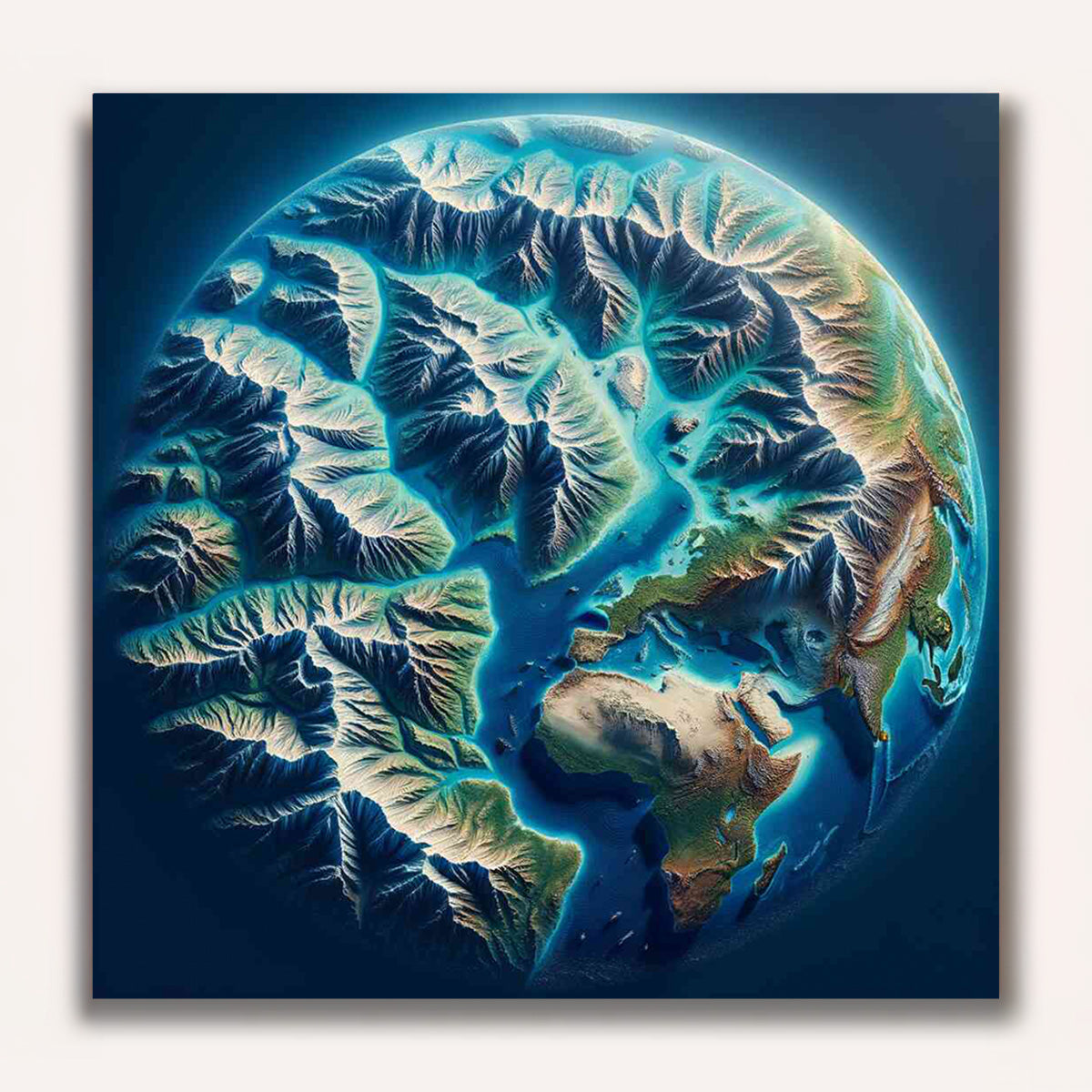 Paint by Numbers - Sublime Earth | Abstract Art – DIY Paint by Numbers