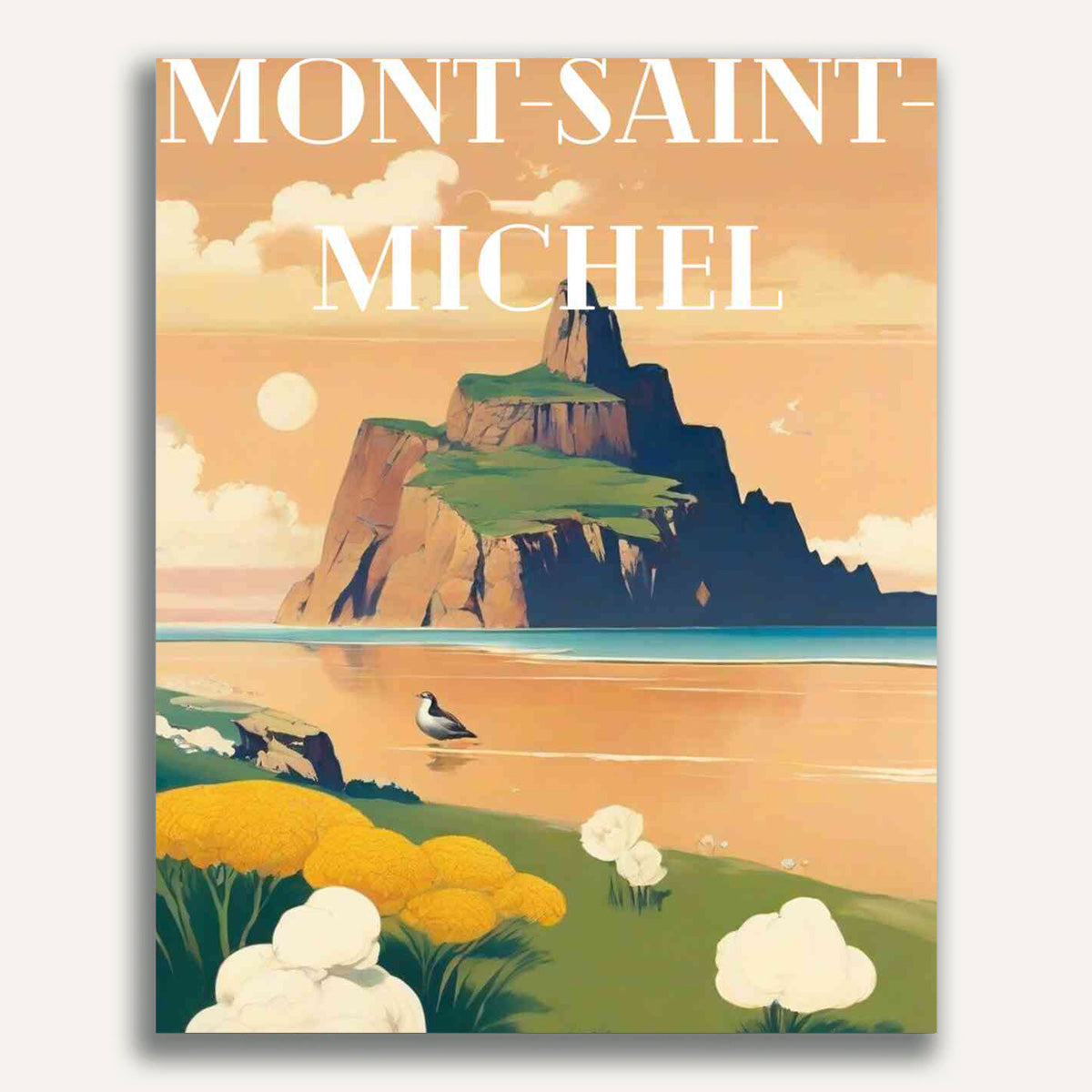 Paint by Numbers - Sublime tranquility of Mont-Saint-Michel