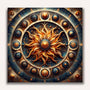 Paint by Numbers - Sundial, mandala