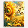 Paint by Numbers - Sunflower Butterfly