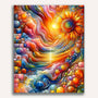 Paint by Numbers - Sunflower Mosaic