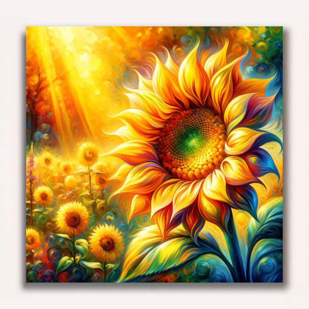 Paint by Numbers - Sunflower