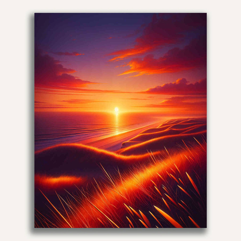 Paint by Numbers - Sunset, dunes