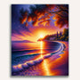 Paint by Numbers - Sunset Romantic Bay
