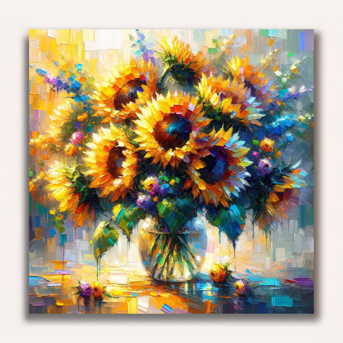 Paint by Numbers - sunshine and play of colors