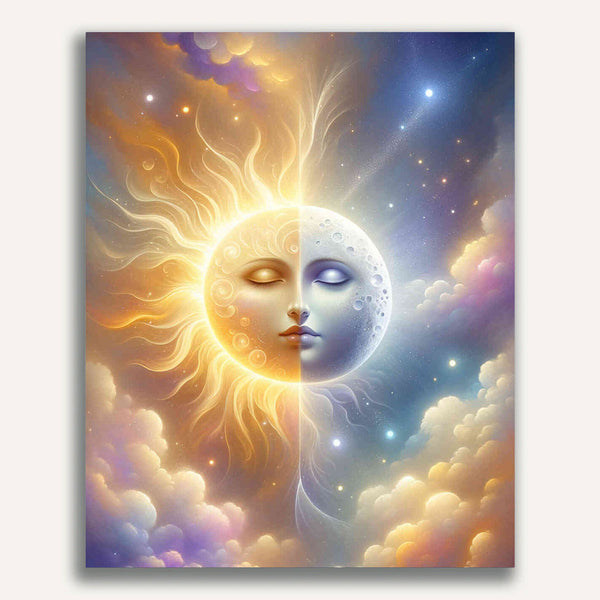 Paint by Numbers - Sunstar Moon