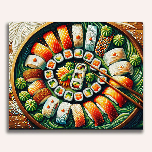 Paint by Numbers - Sushi