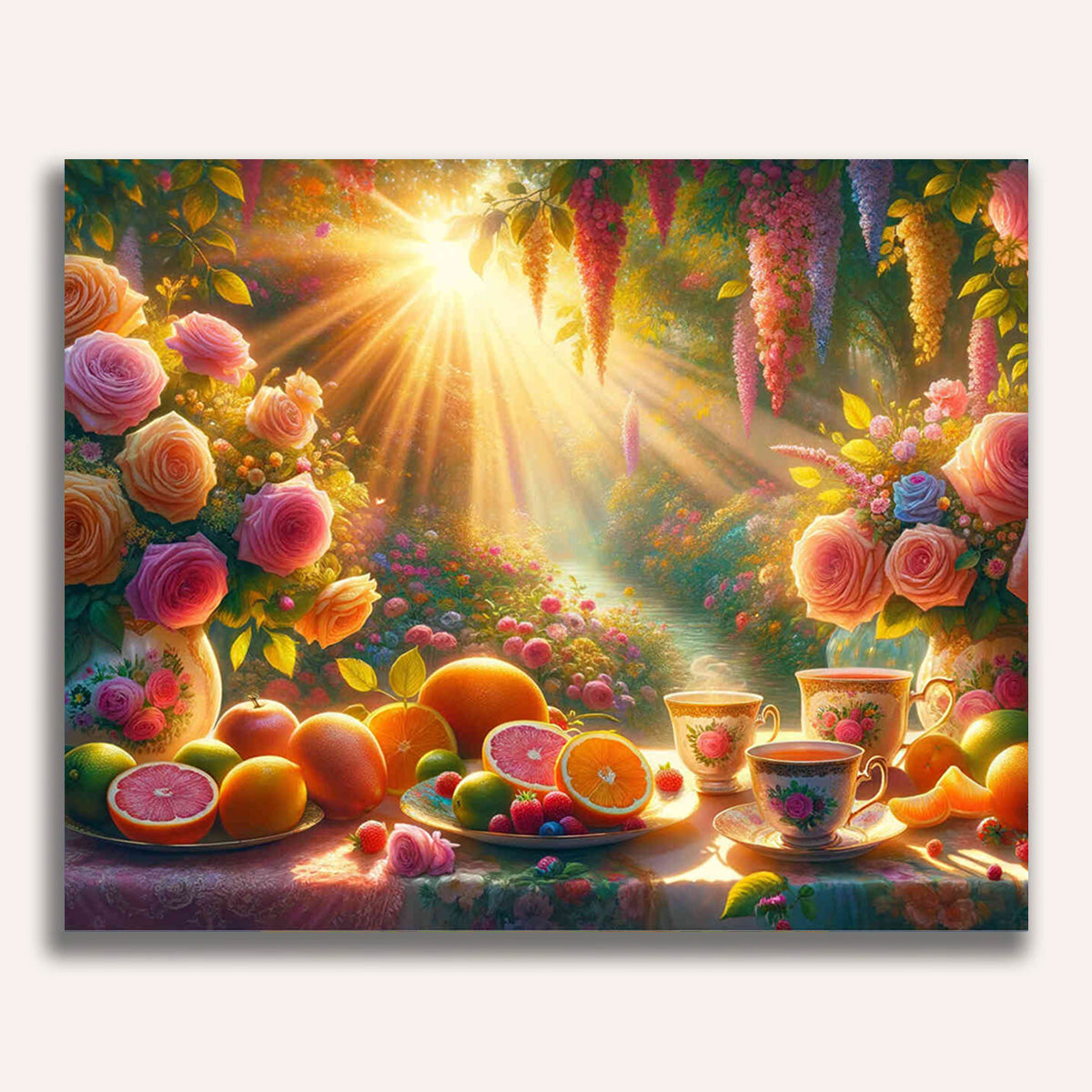 Paint by Numbers - Teacup Fruit