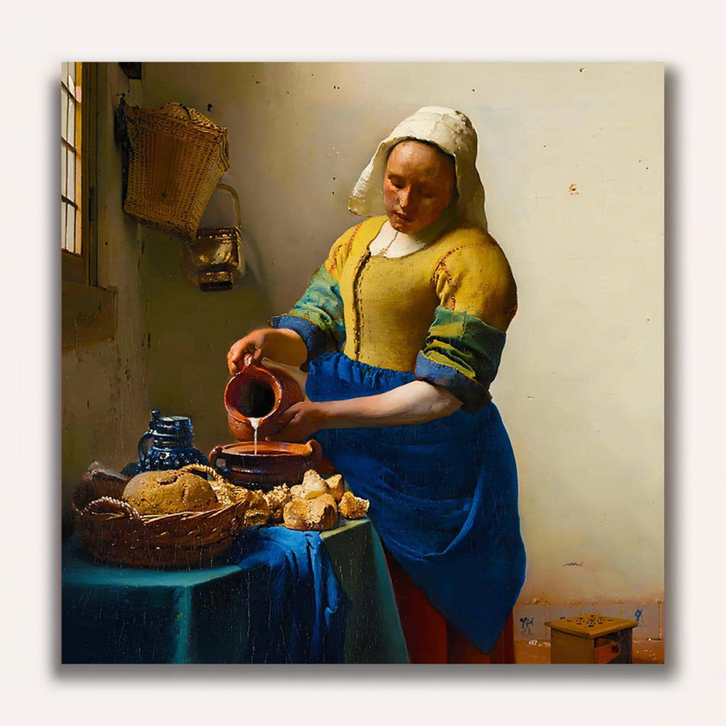 Paint by Numbers - The Milkmaid, Vermeerstyle