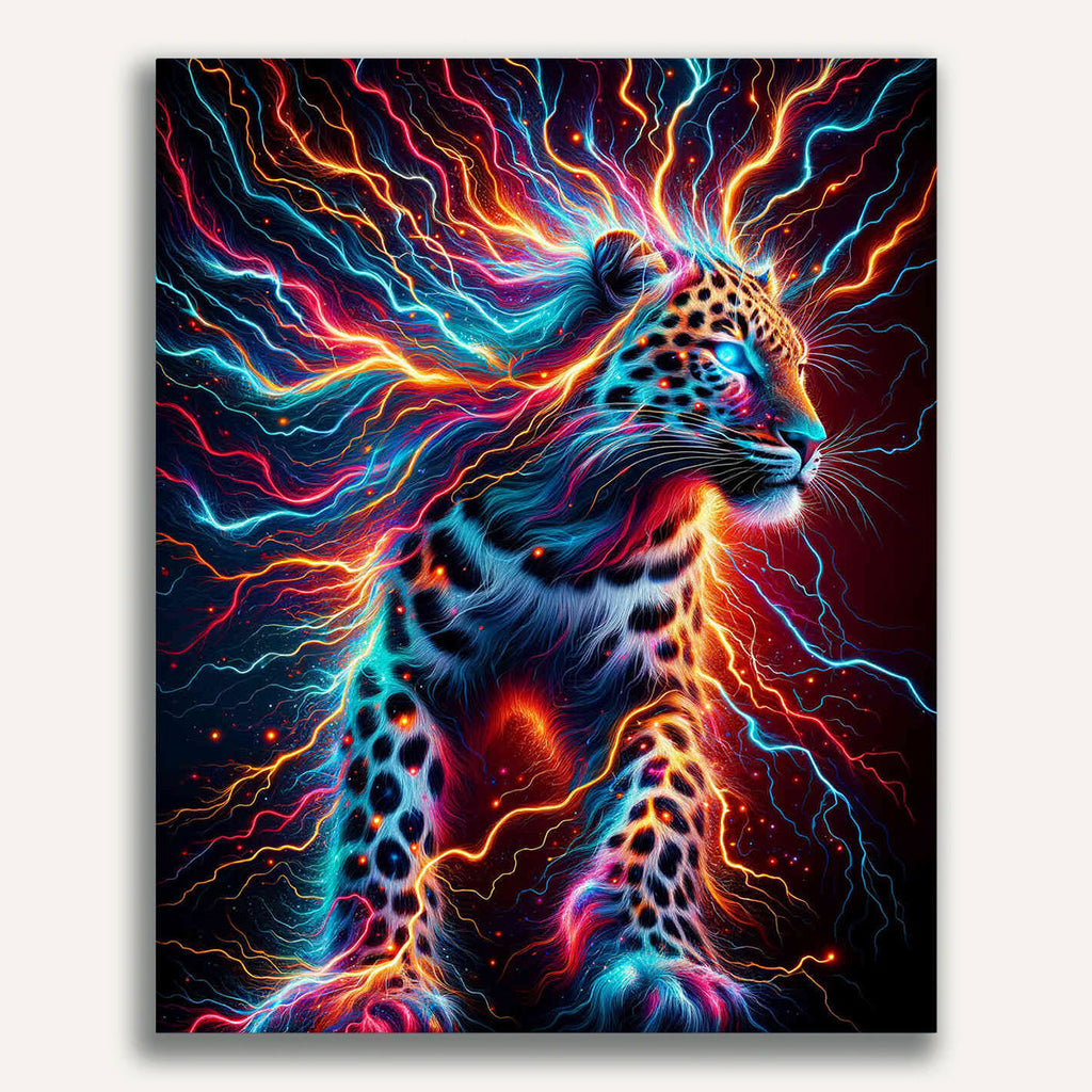 Paint by Numbers - Thread Flash Leopard