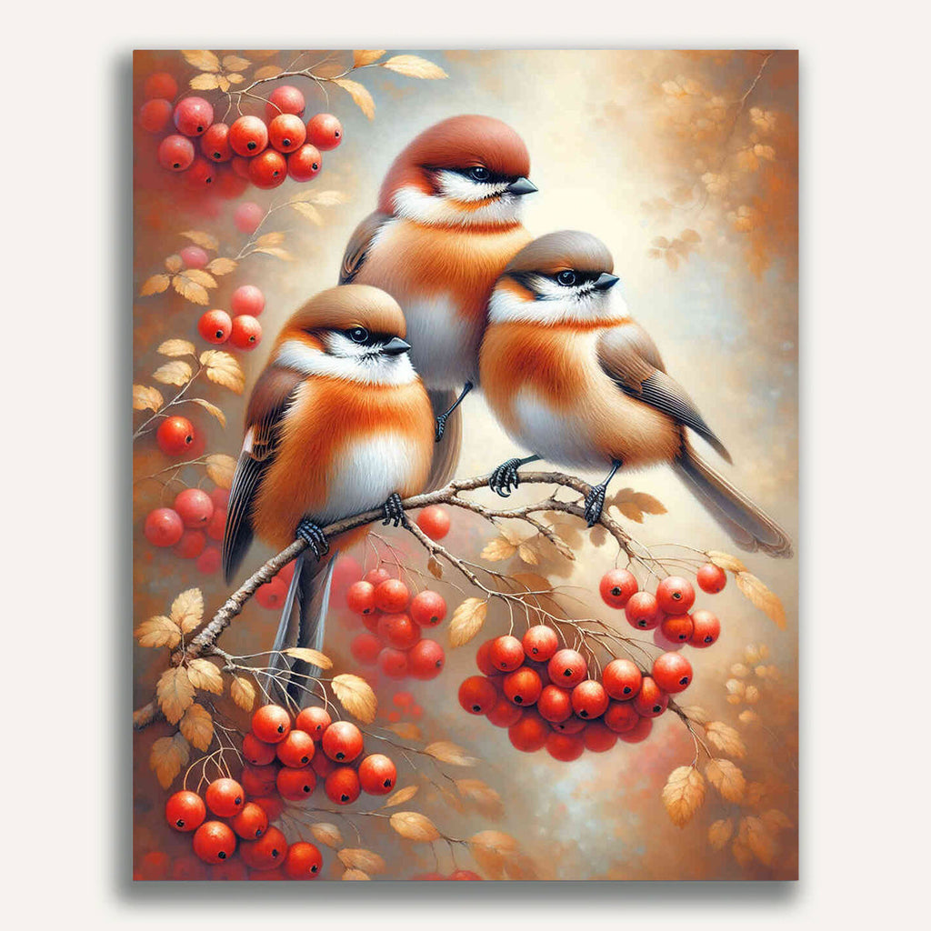Paint by Numbers - Three Bird