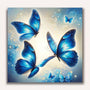 Paint by Numbers - Three Blue Butterflies