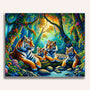 Paint by Numbers - Tiger Family