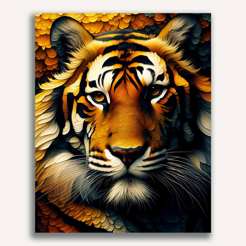 Paint by Numbers - Tiger Looks at