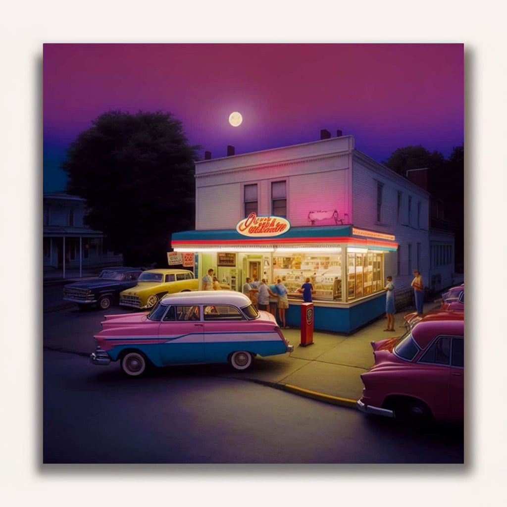 Paint by Numbers - Time travel at the gas pump