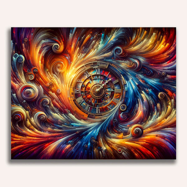 Paint by Numbers - Time Travel Colorful