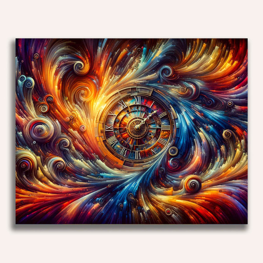 Paint by Numbers - Time Travel Colorful