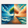 Paint by Numbers - Tree in two