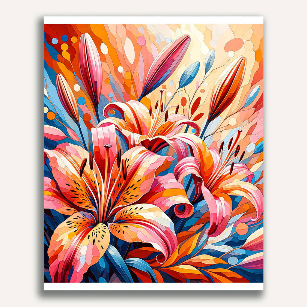 Paint by Numbers - Tropical Flowers