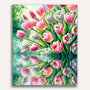 Paint by Numbers - Tulip bouquet, water