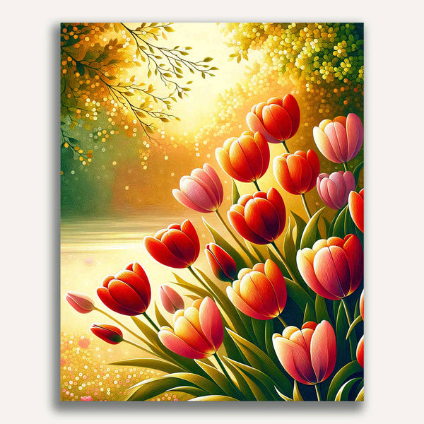 Paint by Numbers - Tulips Harmonious