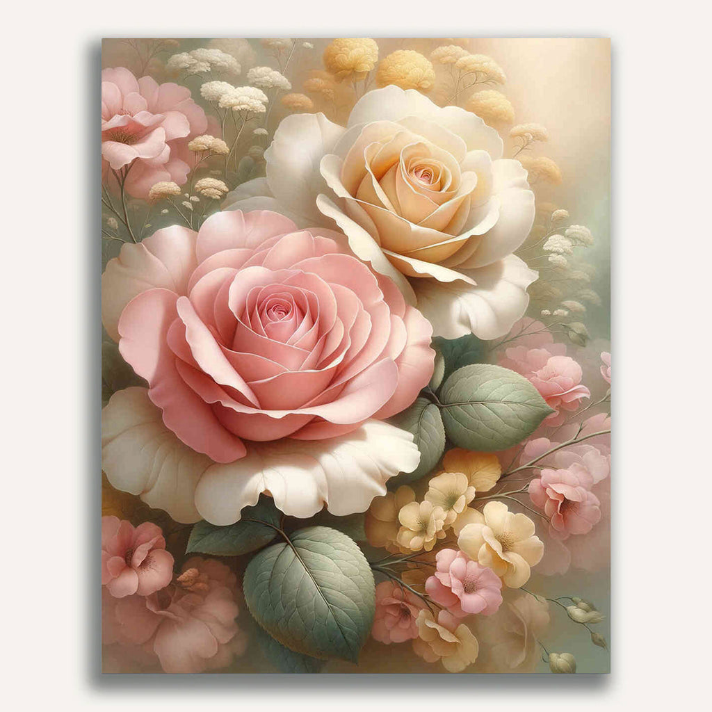 Paint by Numbers - Two Roses Bleeding