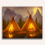 Paint by Numbers - Two tepees