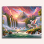 Paint by Numbers - Unicorn Family Waterfall