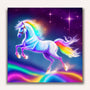 Paint by Numbers - Unicorn on rainbow
