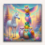 Paint by Numbers - Unicorn with Owl Tower