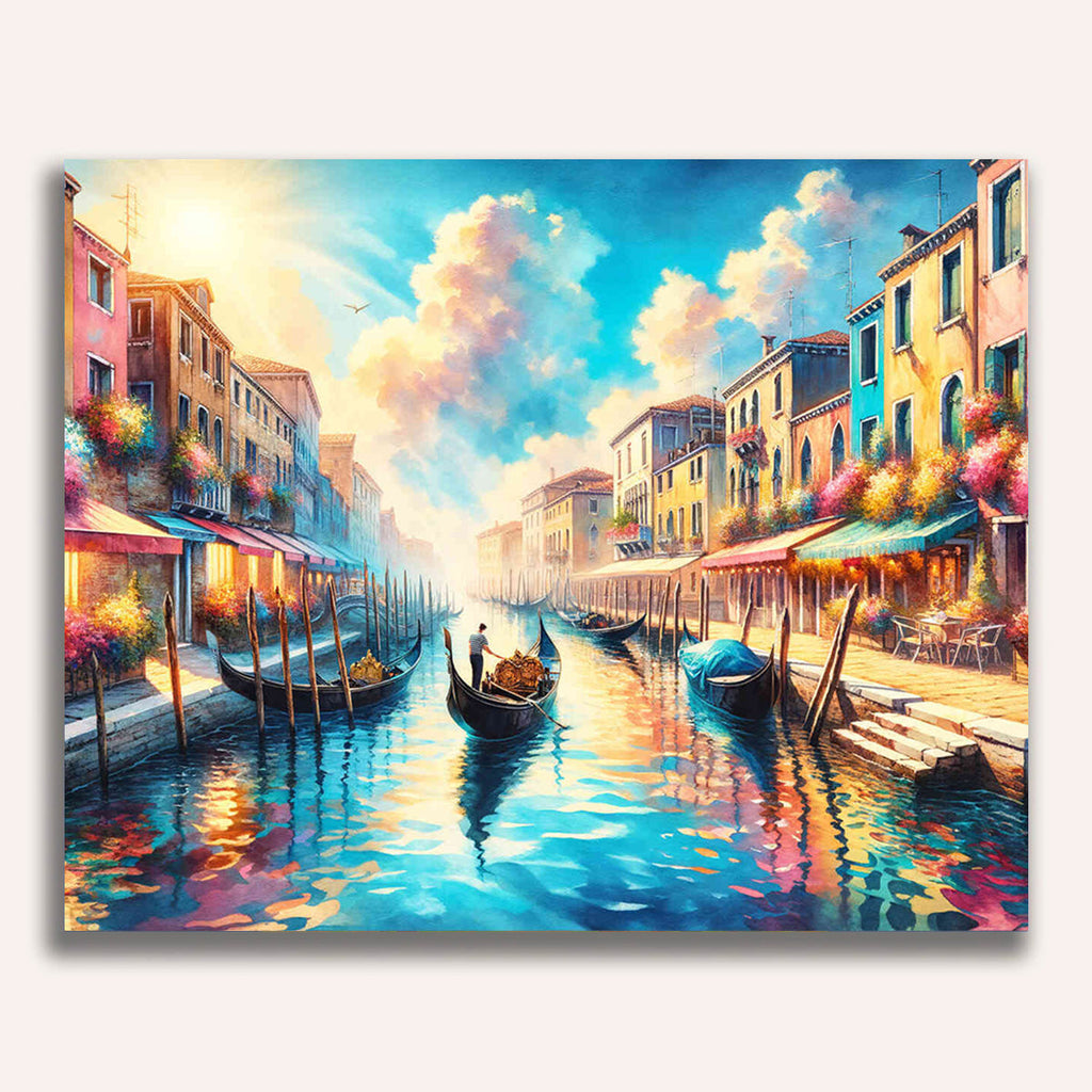 Paint by Numbers - Venice Blue Sky