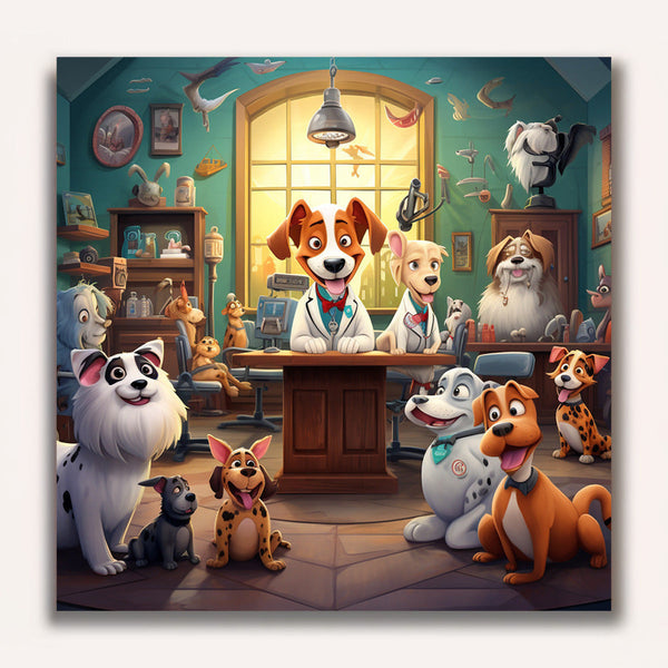Paint by Numbers - Veterinarian, comic