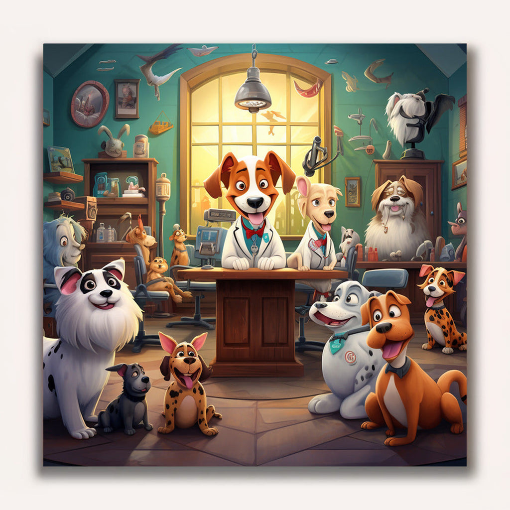 Paint by Numbers - Veterinarian, comic