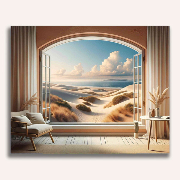 Paint by Numbers - View Out Window Dune