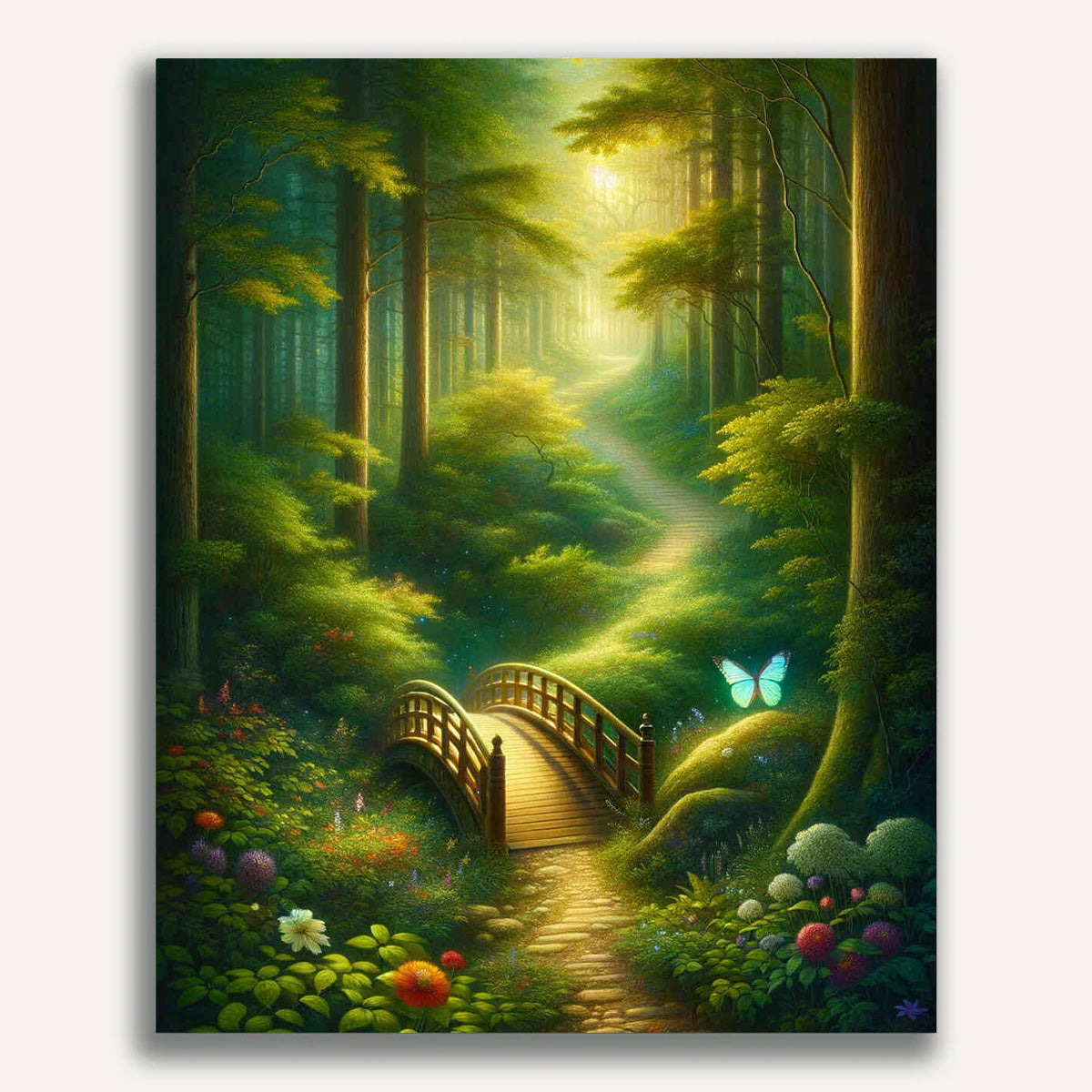Paint by Numbers - Waldbrucke – DIY Paint by Numbers