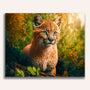 Paint by Numbers - Observing lynx