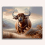 Paint by Numbers - Water buffalo, brown