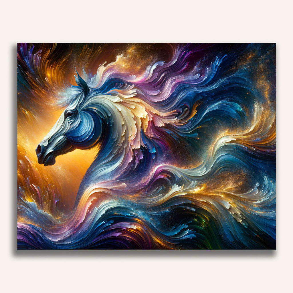 Paint by Numbers - Water horse