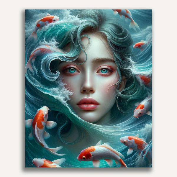 Paint by Numbers - Water woman