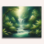 Paint by Numbers - Waterfall in the Urwald