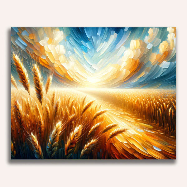 Paint by Numbers - Wheat fields