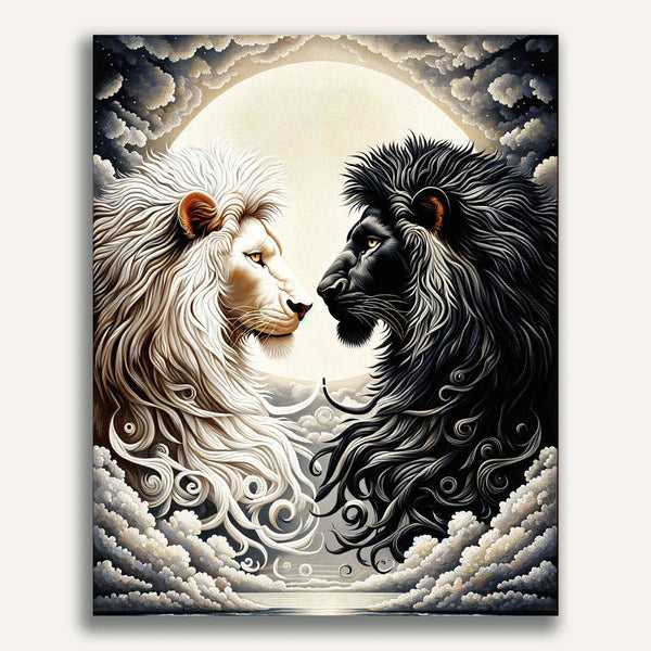 Paint by Numbers - White and Black Lowe