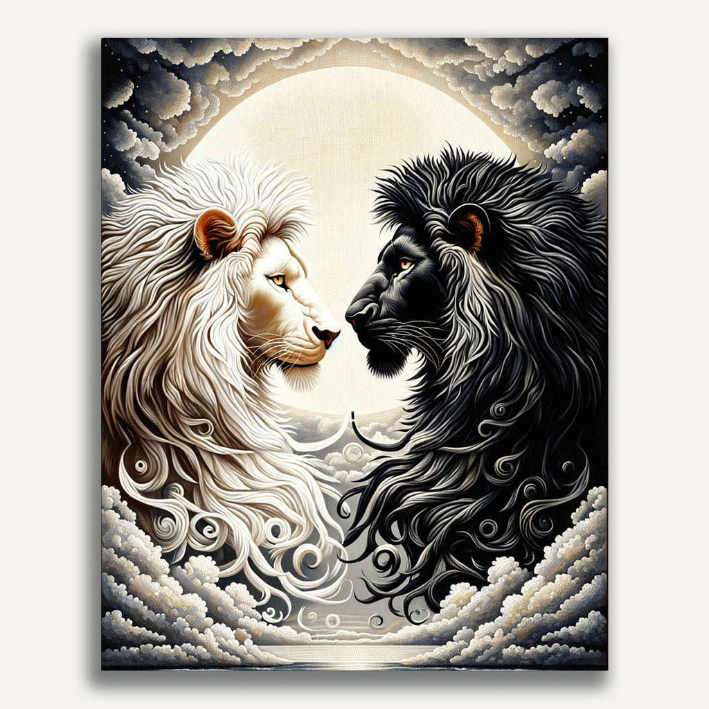 Paint by Numbers - White and Black Lowe