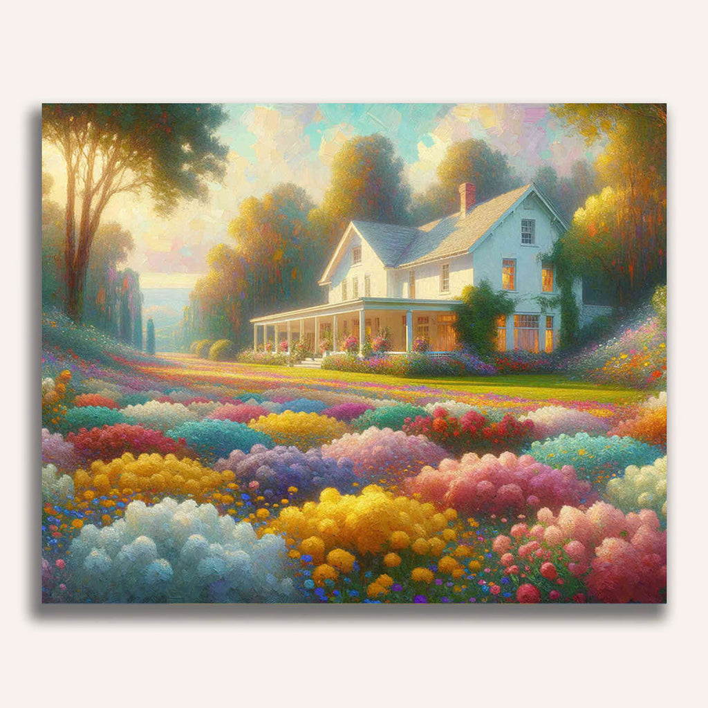 Paint by Numbers - White Villa