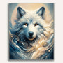 Paint by Numbers - White Wolf Portrait