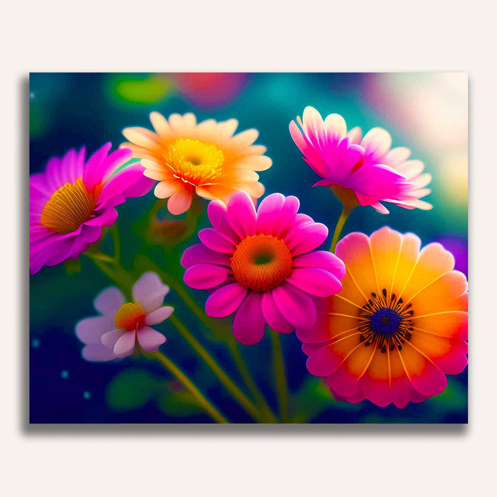 Paint by Numbers - Wild flower bouquet